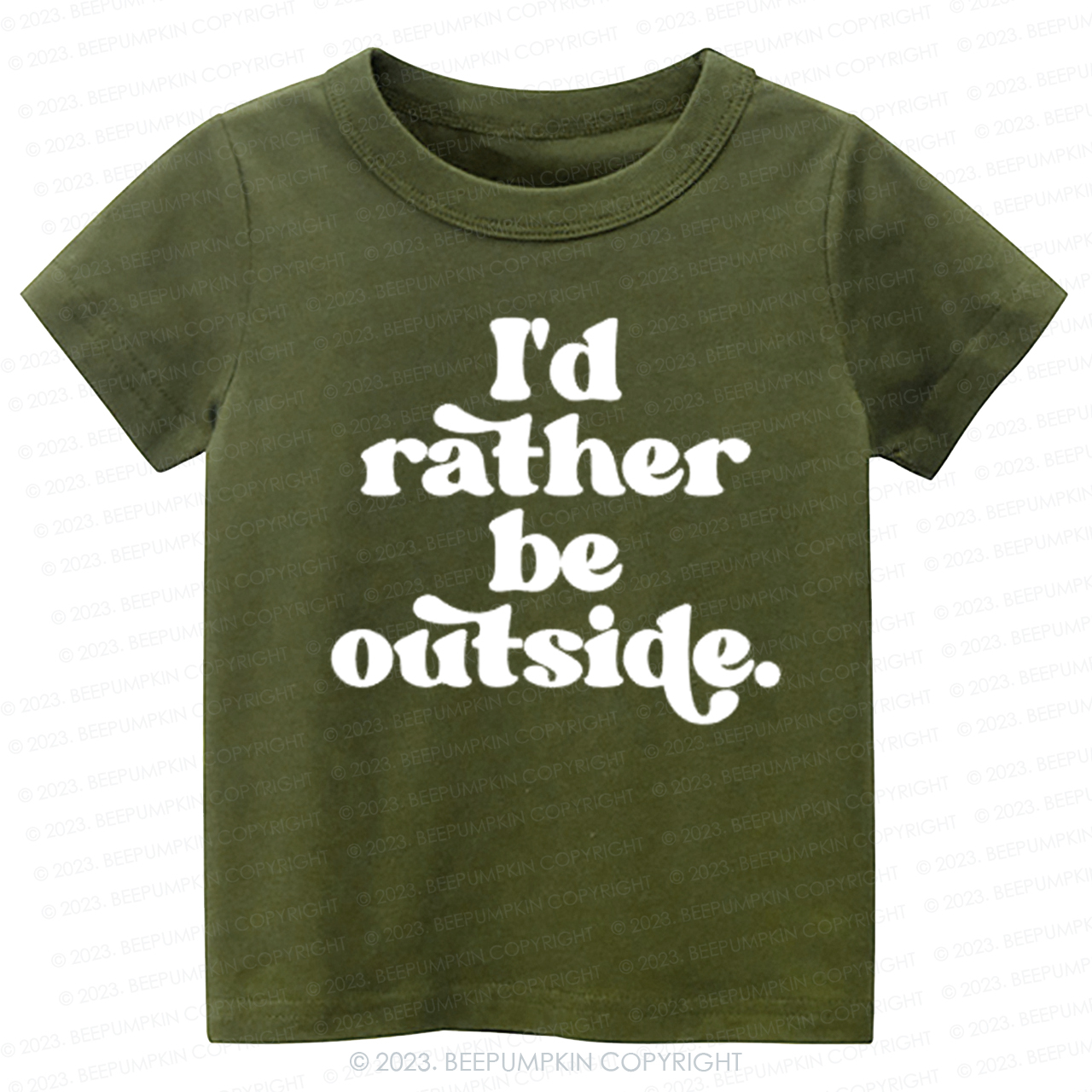 I'd Rather Be Outside-Toddler Tees