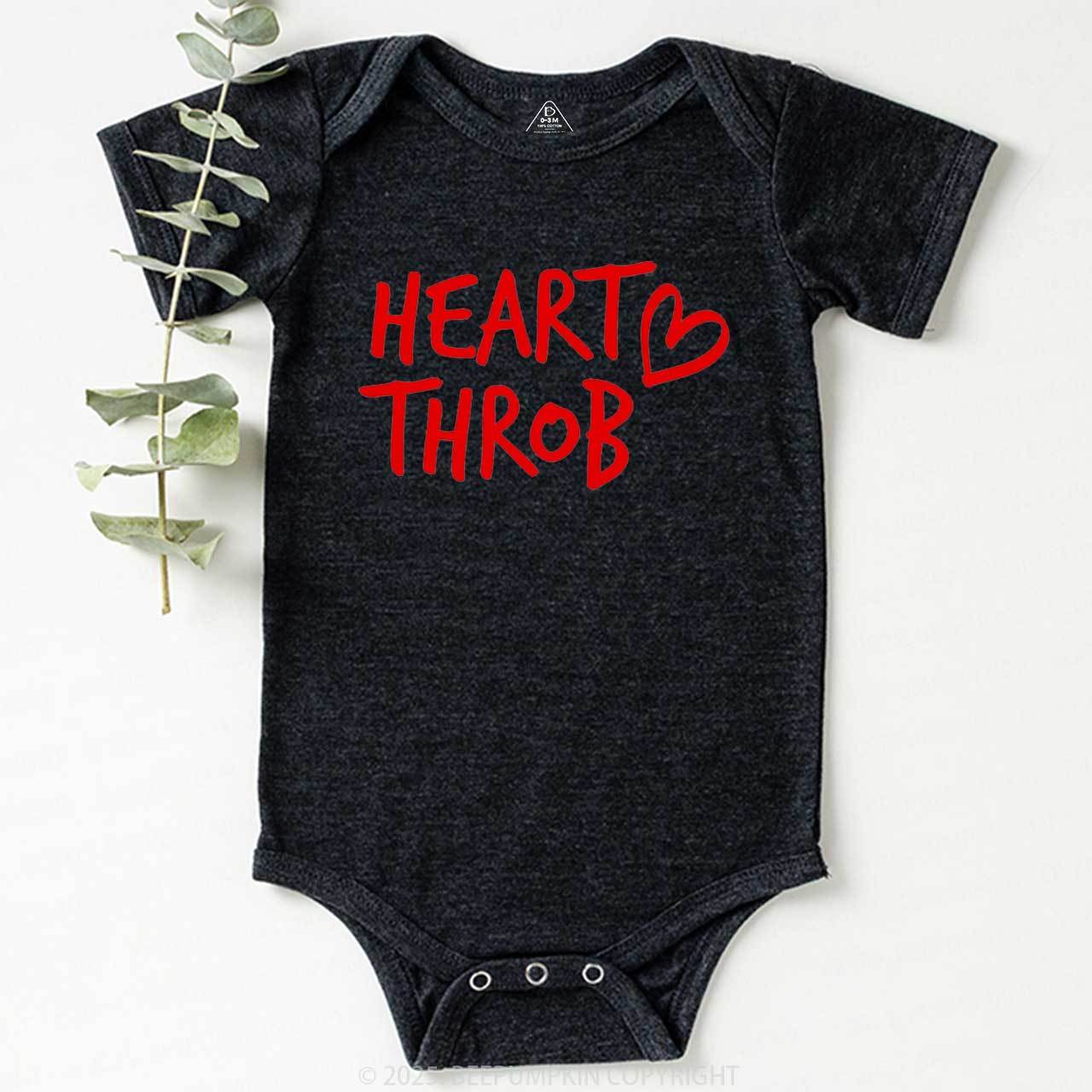 Heart Throb Valentine Bodysuit Beepumpkin