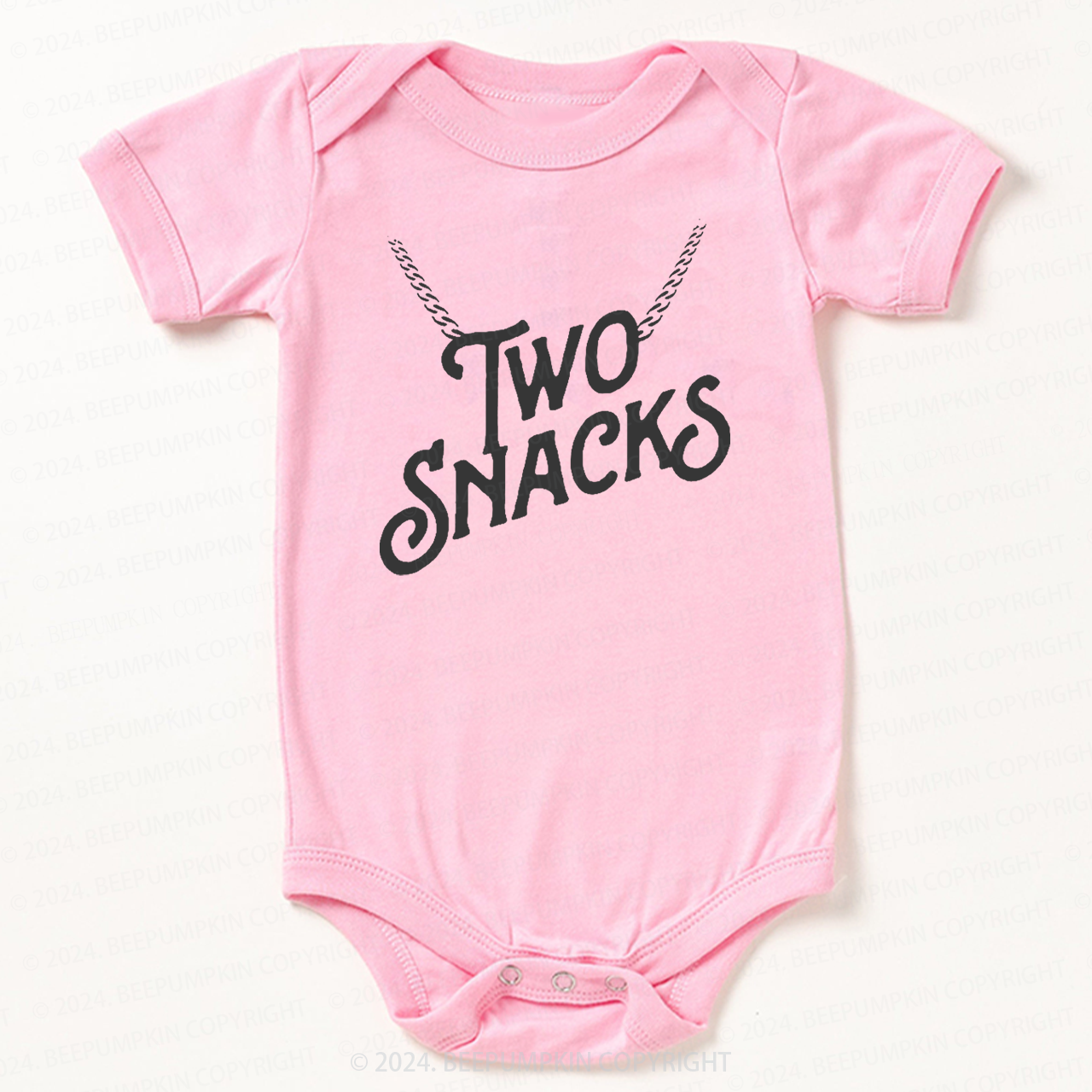 Two Snacks Bodysuit For Baby