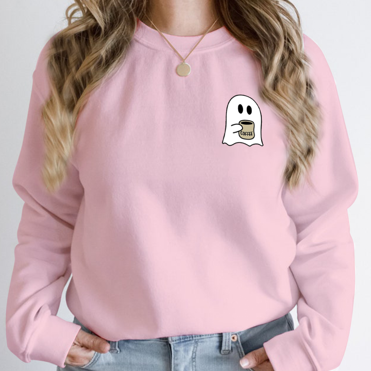 Cute Spooky Coffee Sweatshirt For Mama