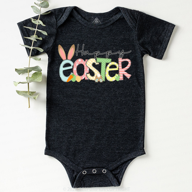 Personalized Name Happy Easter Bodysuit Beepumpkin