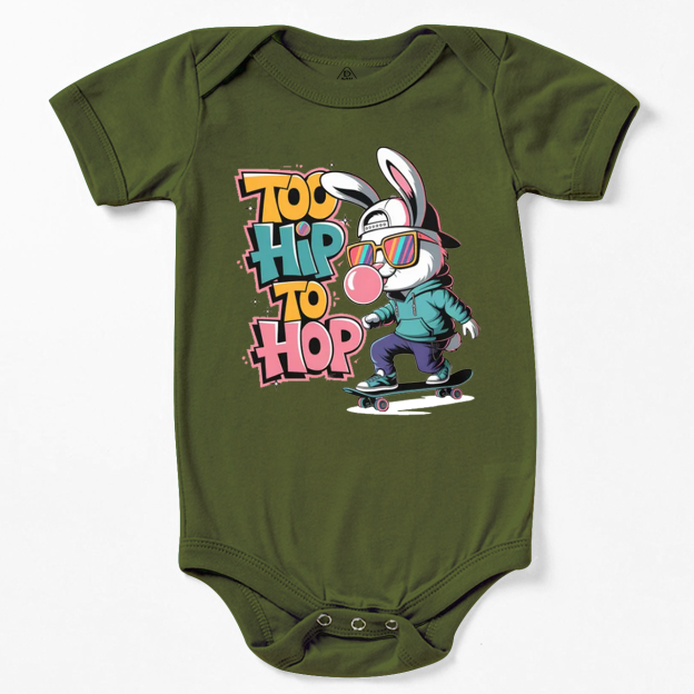 Skateboarding Bunny Bodysuit Beepumpkin