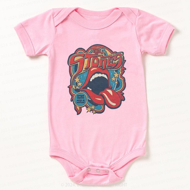 Rock n Roll Famous Band Bodysuit For Baby 8