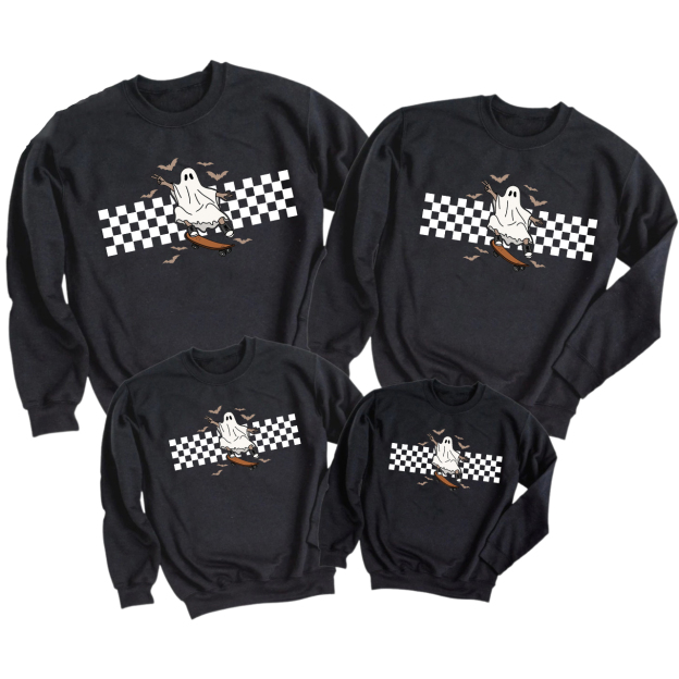 Cute Ghost Halloween Party Sweatshirts