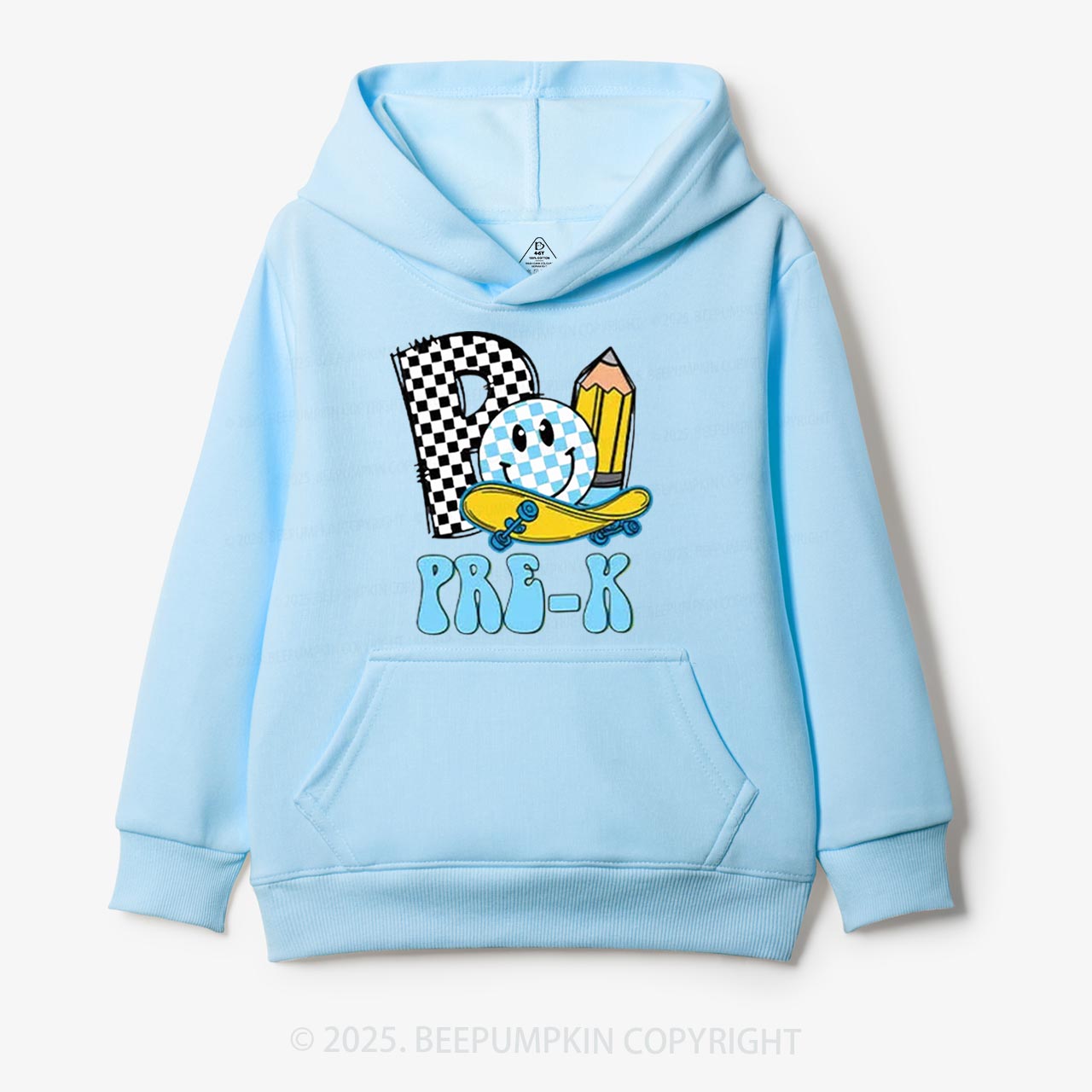 Personalized Pencil & Board Crew Kid's Hoodies Beepumpkin
