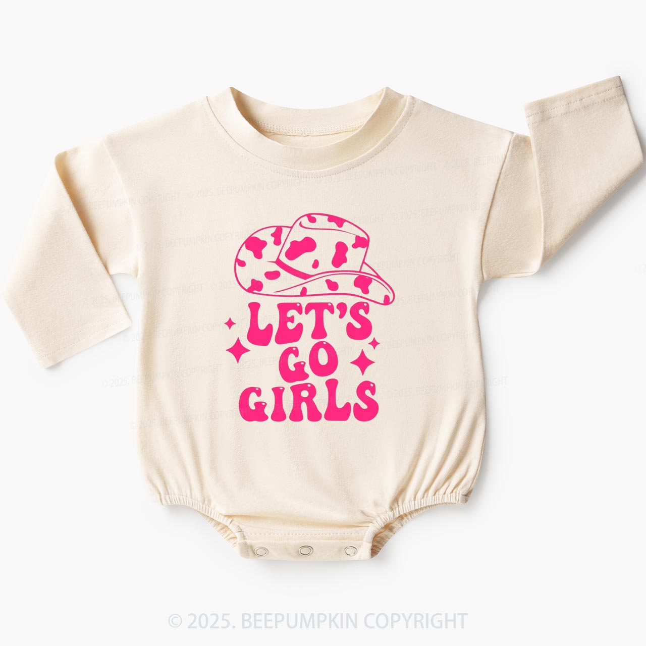 Let's Go Girls Baby Bubble Romper Beepumpkin