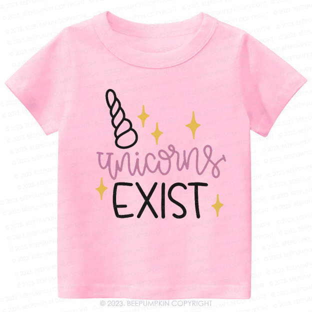Unicorn Exist Squad Birthday Kids Shirt