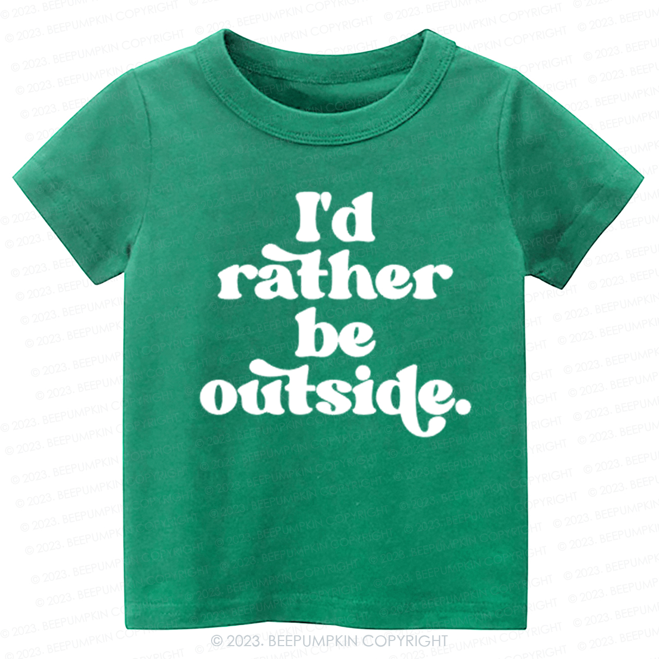 I'd Rather Be Outside-Toddler Tees
