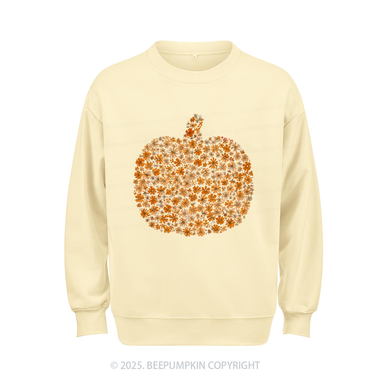 Flower Pumpkin Sweatshirt Beepumpkin