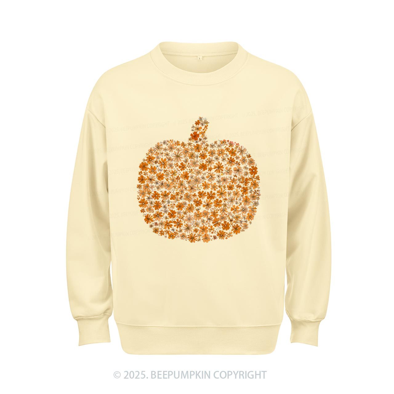 Flower Pumpkin Sweatshirt Beepumpkin