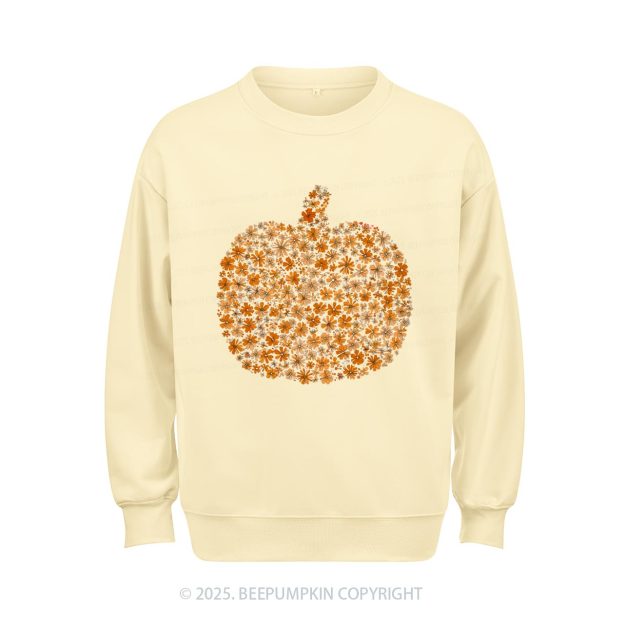 Flower Pumpkin Sweatshirt Beepumpkin