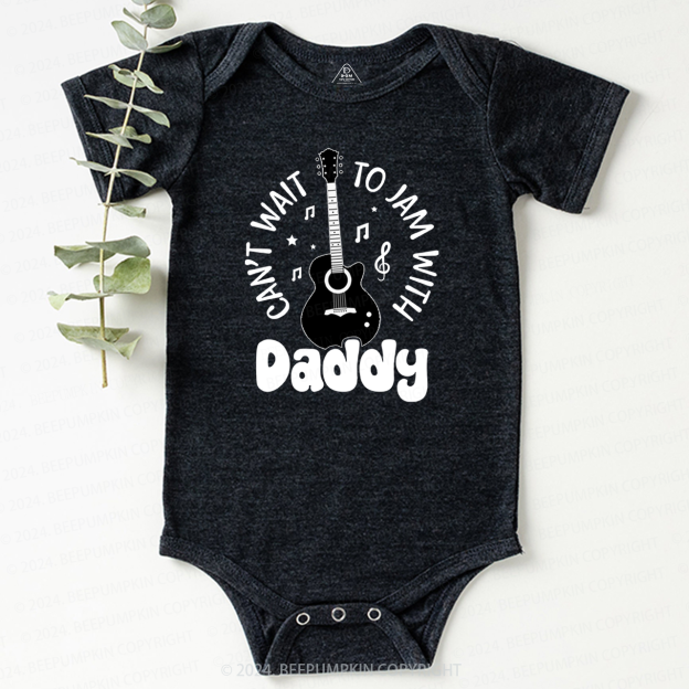 Can't Wait To Jaim With Daddy Baby Bodysuit 8
