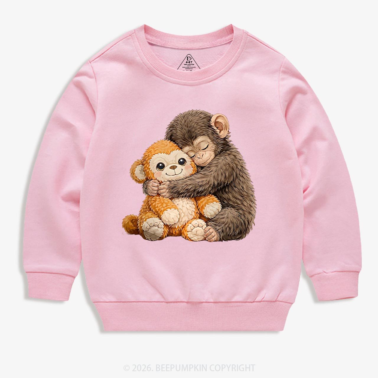 Dear Punch Monkey Lovely Kid's Sweatshirt