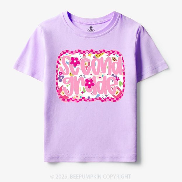 Personalized Pink School Magic Toddler&Kid's Tees Beepumpkin
