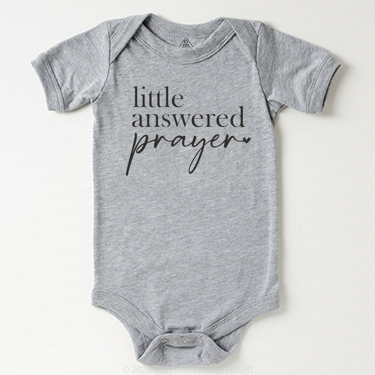 Little Answered Prayer Baby Bodysuit Beepumpkin