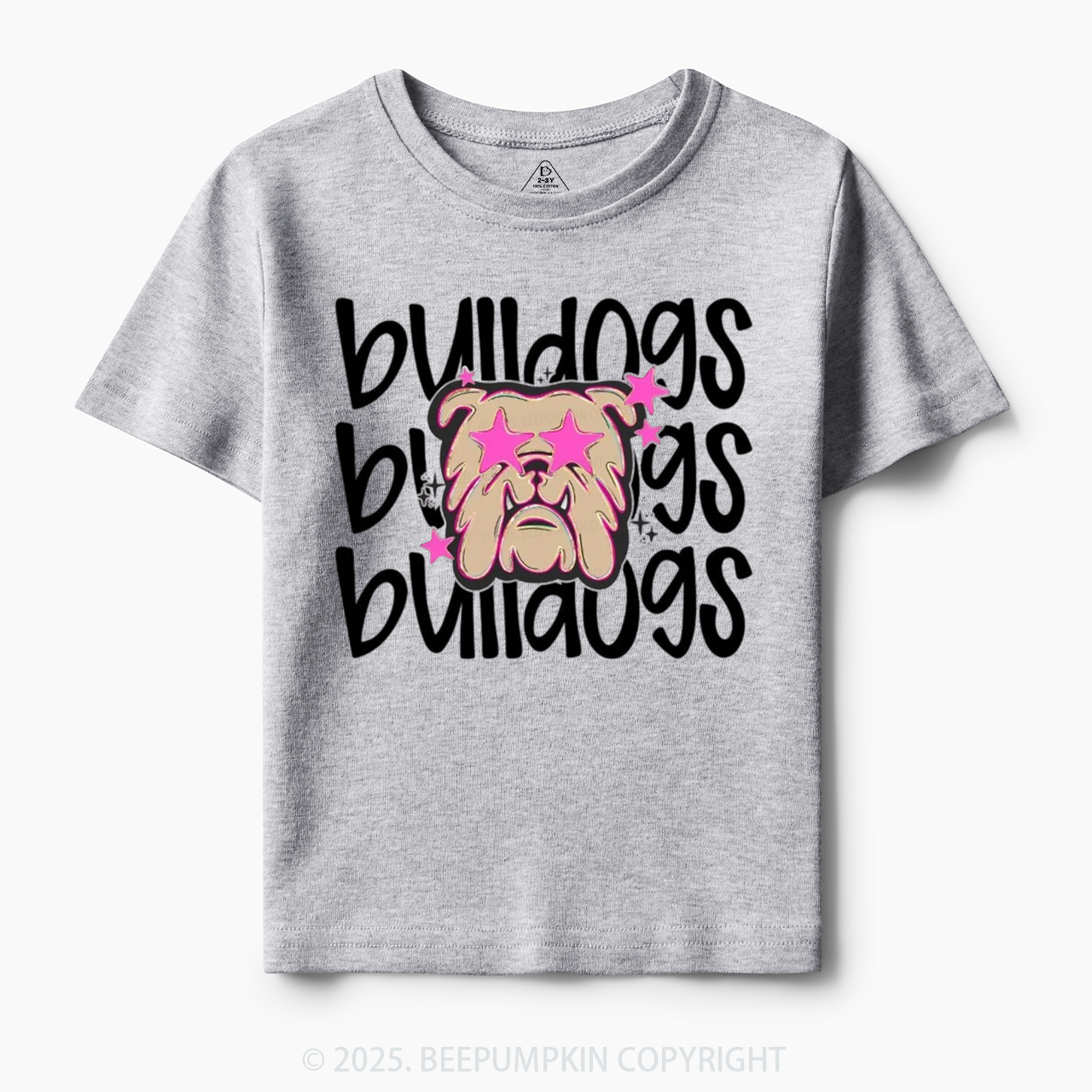 School Mascot Bulldogs Toddler&Kid's Tees Beepumpkin
