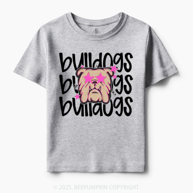 School Mascot Bulldogs Toddler&Kid's Tees Beepumpkin
