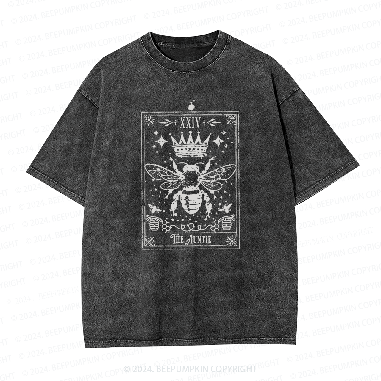 The Auntie Tarot Card Aunt Washed Tees