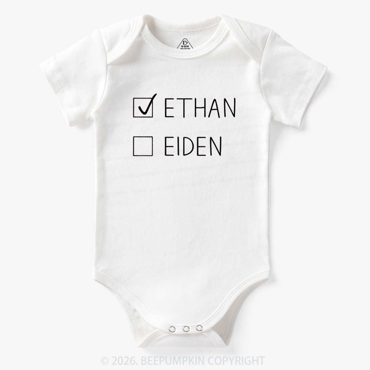 Personalized Twins Funny Bodysuit