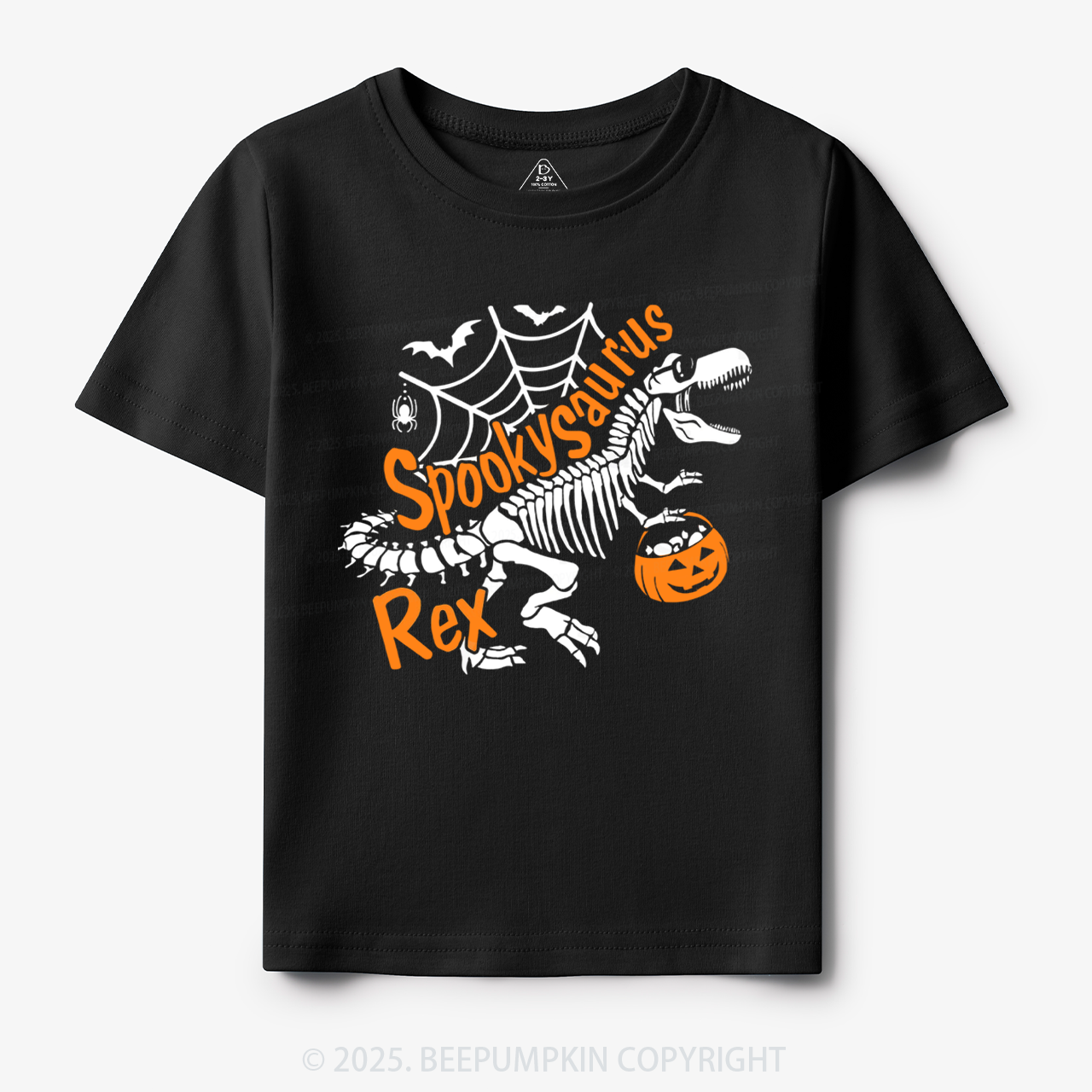 Spooky Saurus Rex Toddler&Kid's Tees Beepumpkin