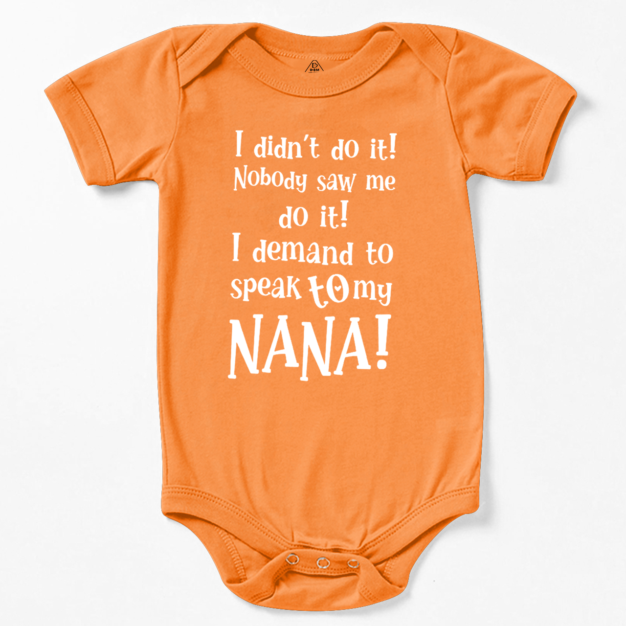 Personalized I Demand To Speak To My Nana Bodysuit Beepumpkin