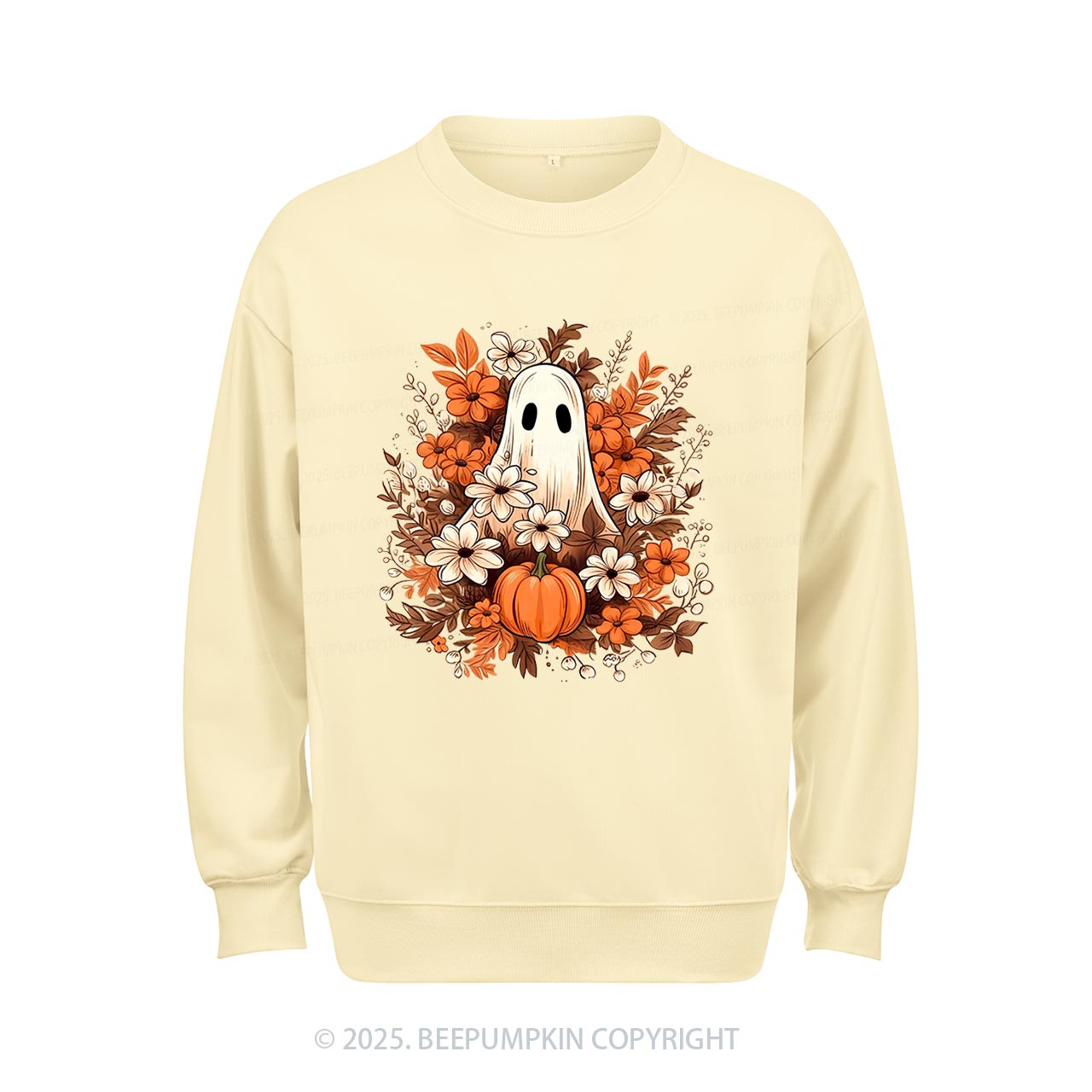 Watercolor Spooky Ghost Sweatshirt Beepumpkin