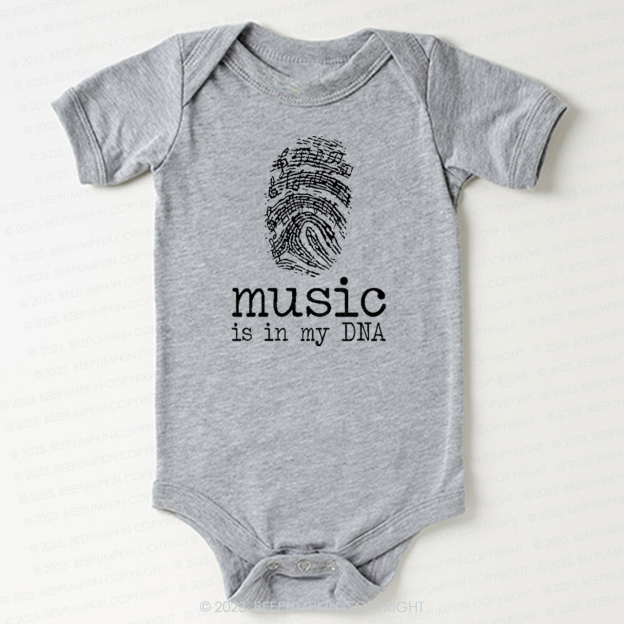 Music In My DNA Musician Bodysuit For Baby