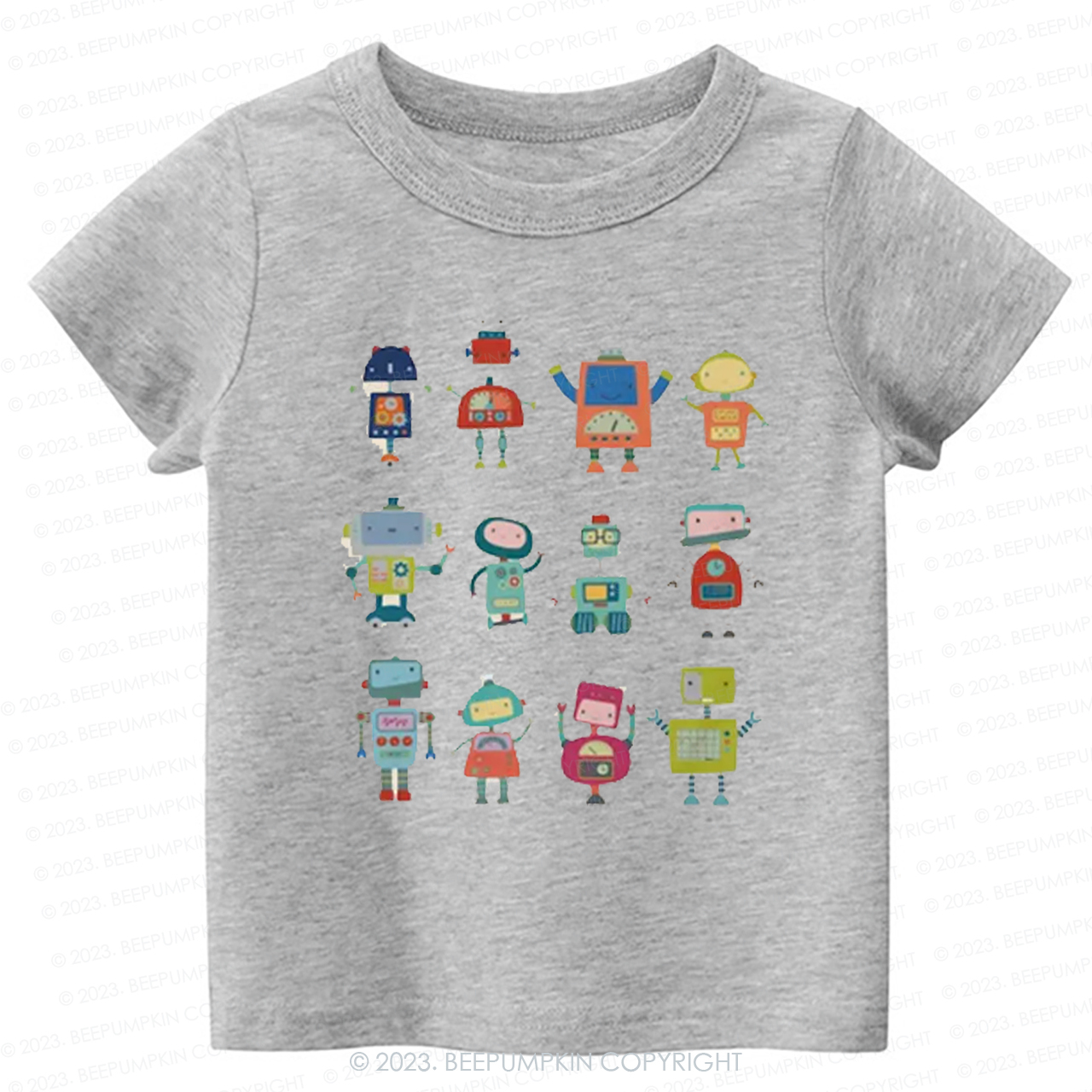  Fun Robot Crew Kids Shirt