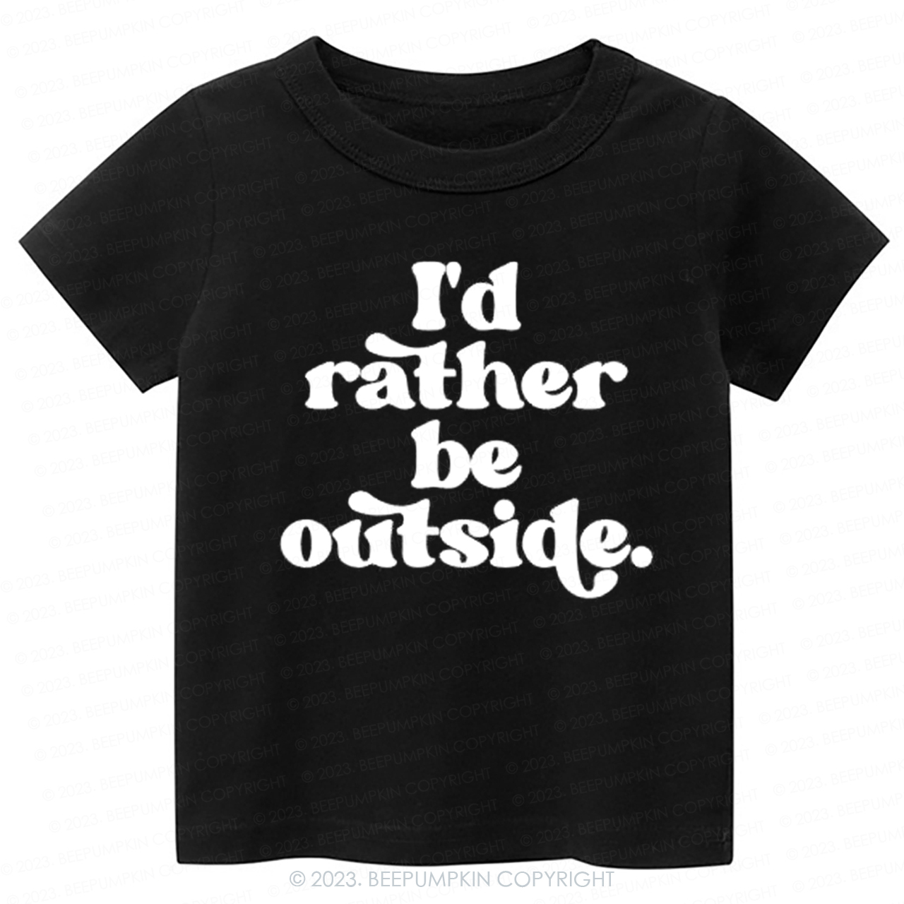 I'd Rather Be Outside-Toddler Tees