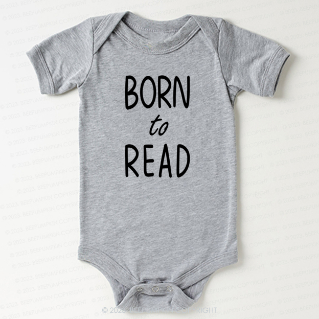 Born To Read Bookish Bodysuit For Baby
