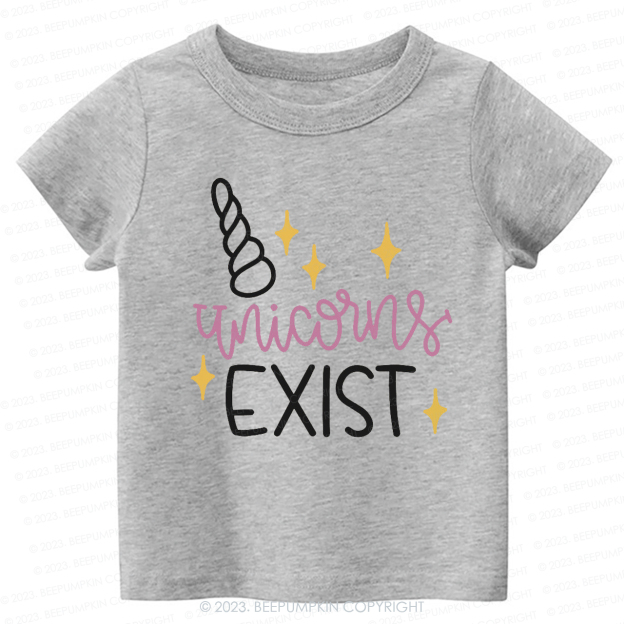Unicorn Exist Squad Birthday Kids Shirt
