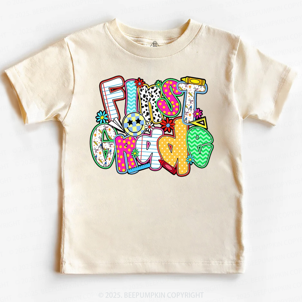 Personalized Colorful Grade Toddler&Kid's Tees Beepumpkin 