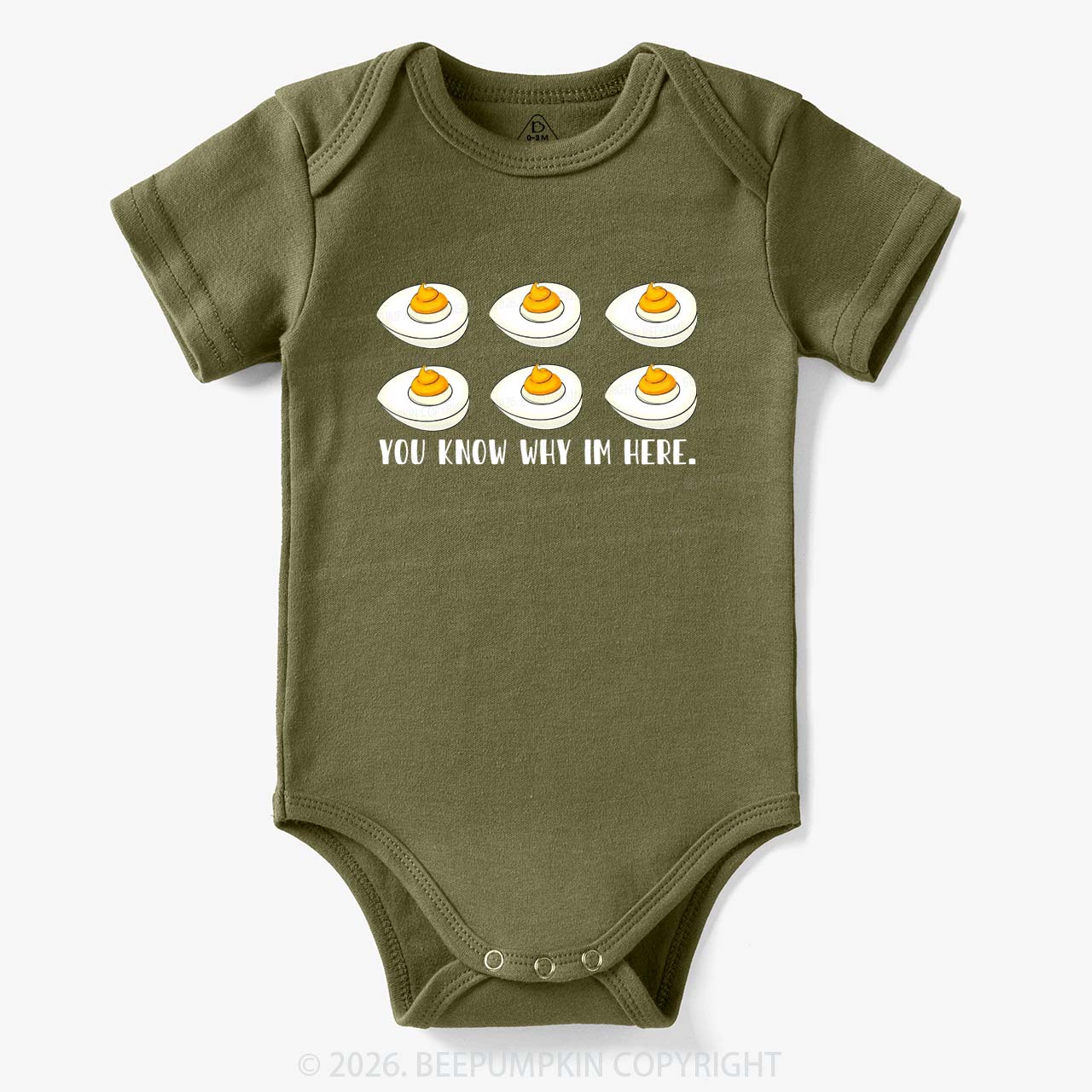 You Know Why I'm Here Funny Baby Bodysuit