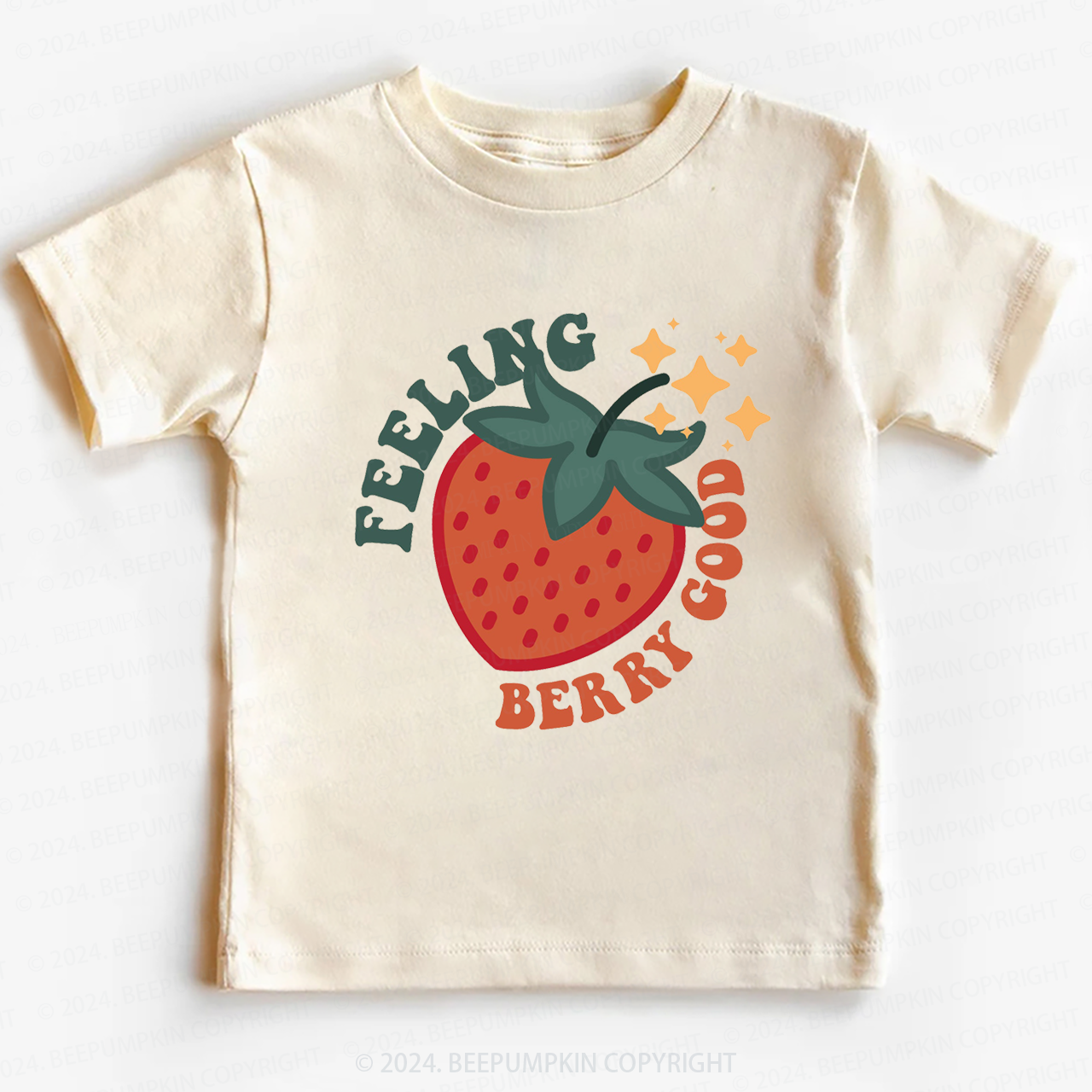 Cute Strawberry Toddler&Kids Tees 