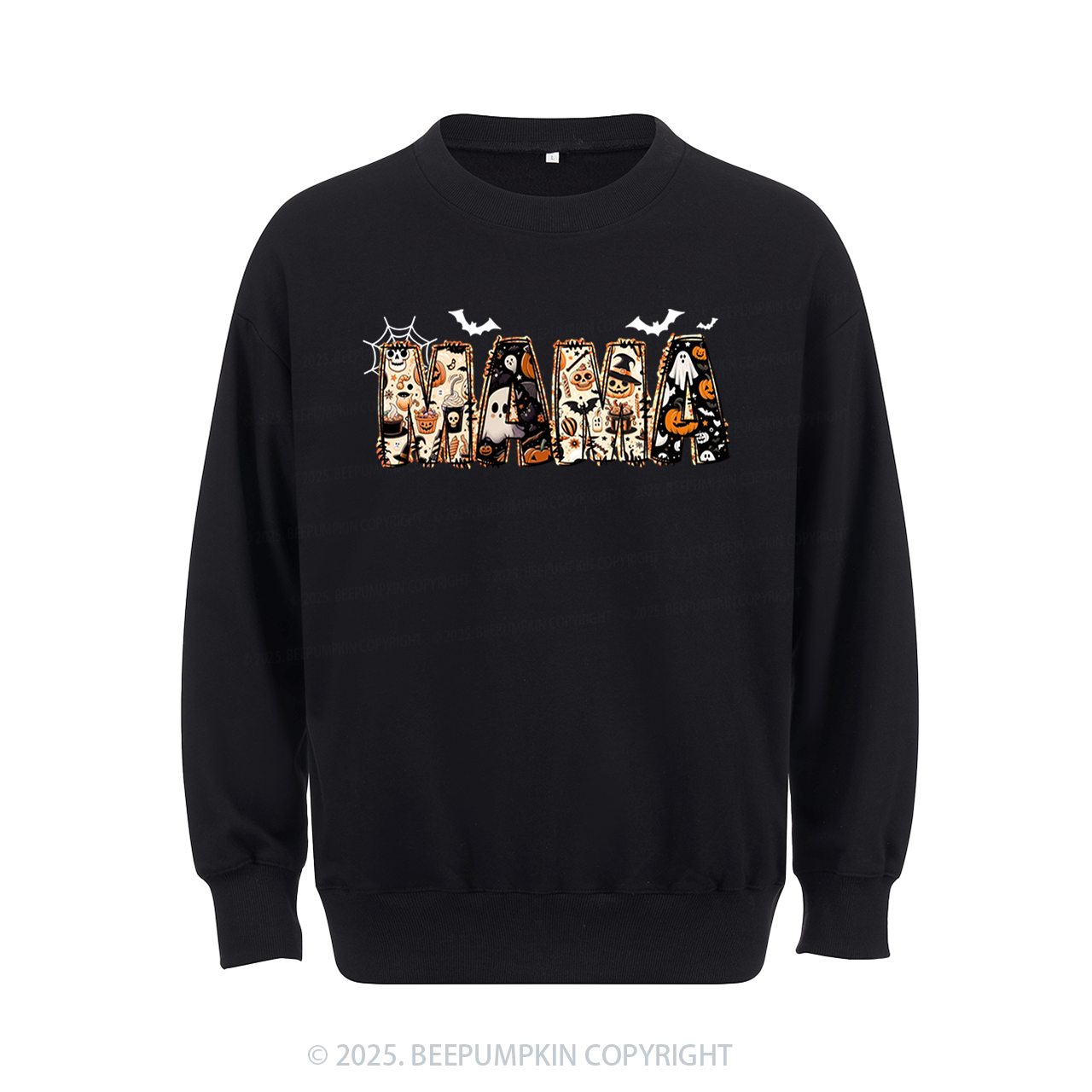 Personalized Halloween Mama Sweatshirt Beepumpkin