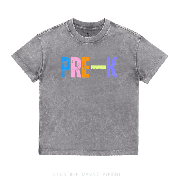 Personalized Neon Sublimation Toddler&Kids Washed Tees