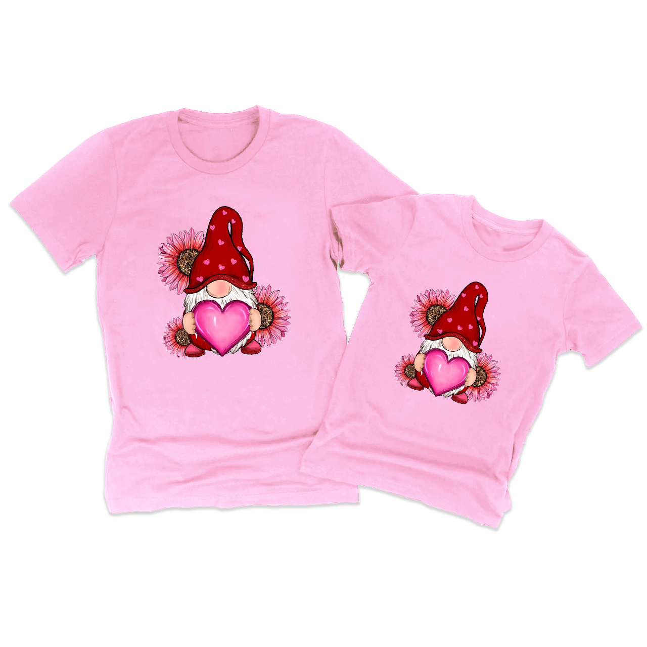 Happy Valentine's Day Gnome with Sunflower