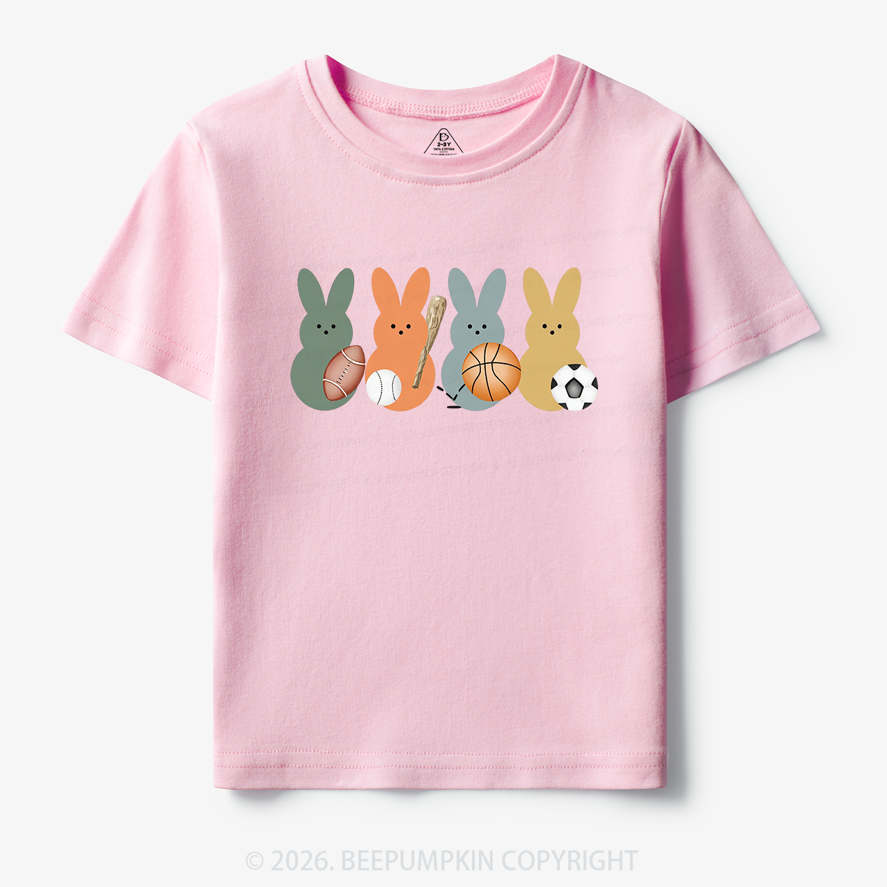 Easter Sporty Bunnies Toddler&Kid's Tees