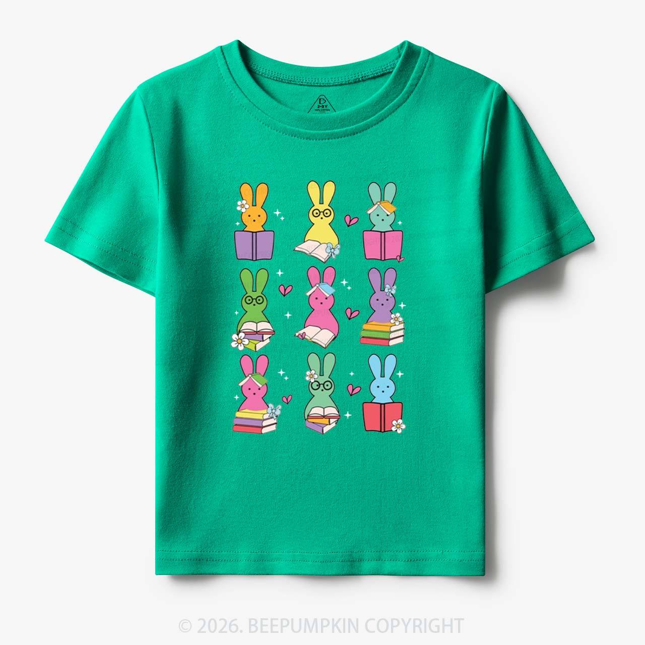 Book Lover Easter Bunnies Toddler&Kid's Tees
