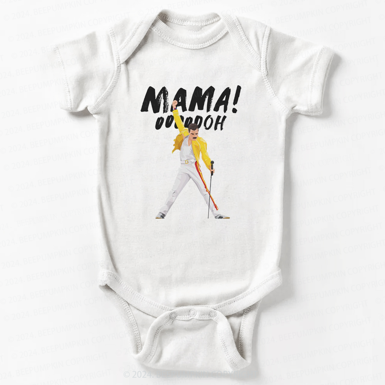 Music Picture Kids Rock Bodysuit For Baby 8