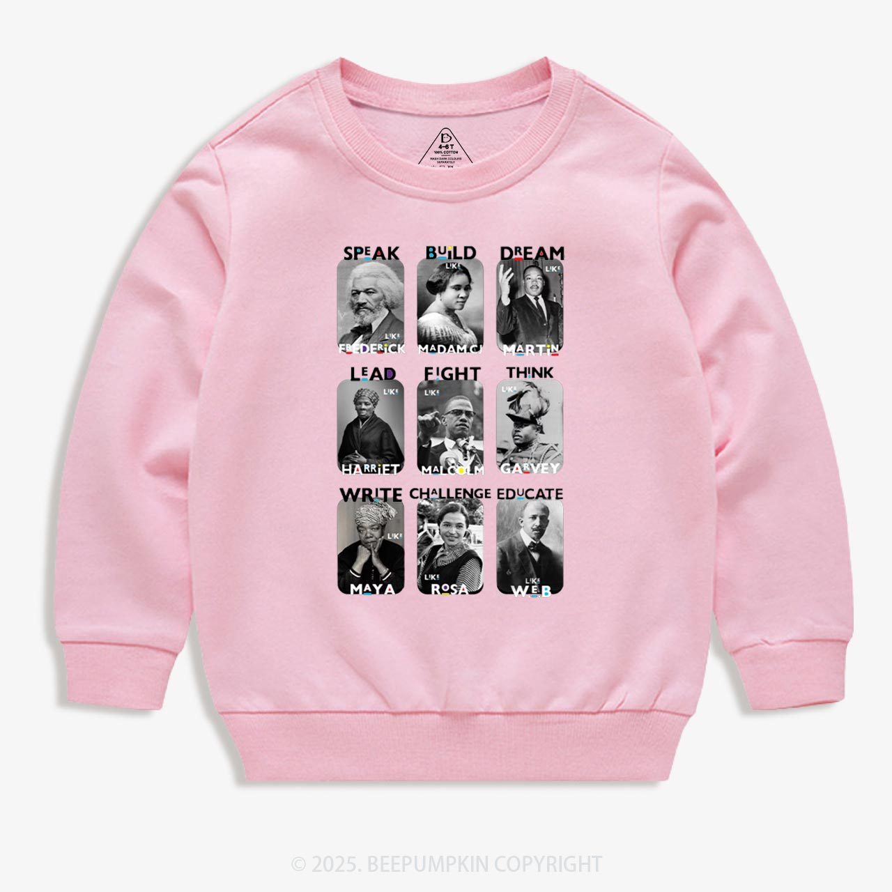 Inspired By Black History Kid's Sweatshirt