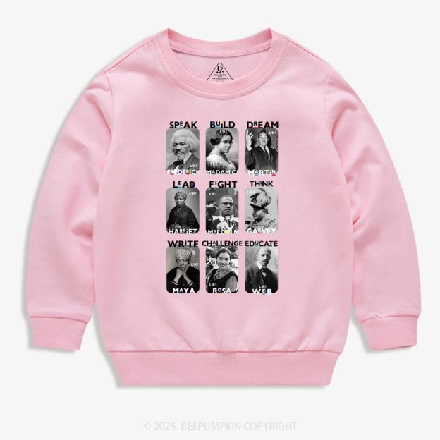 Inspired By Black History Kid's Sweatshirt