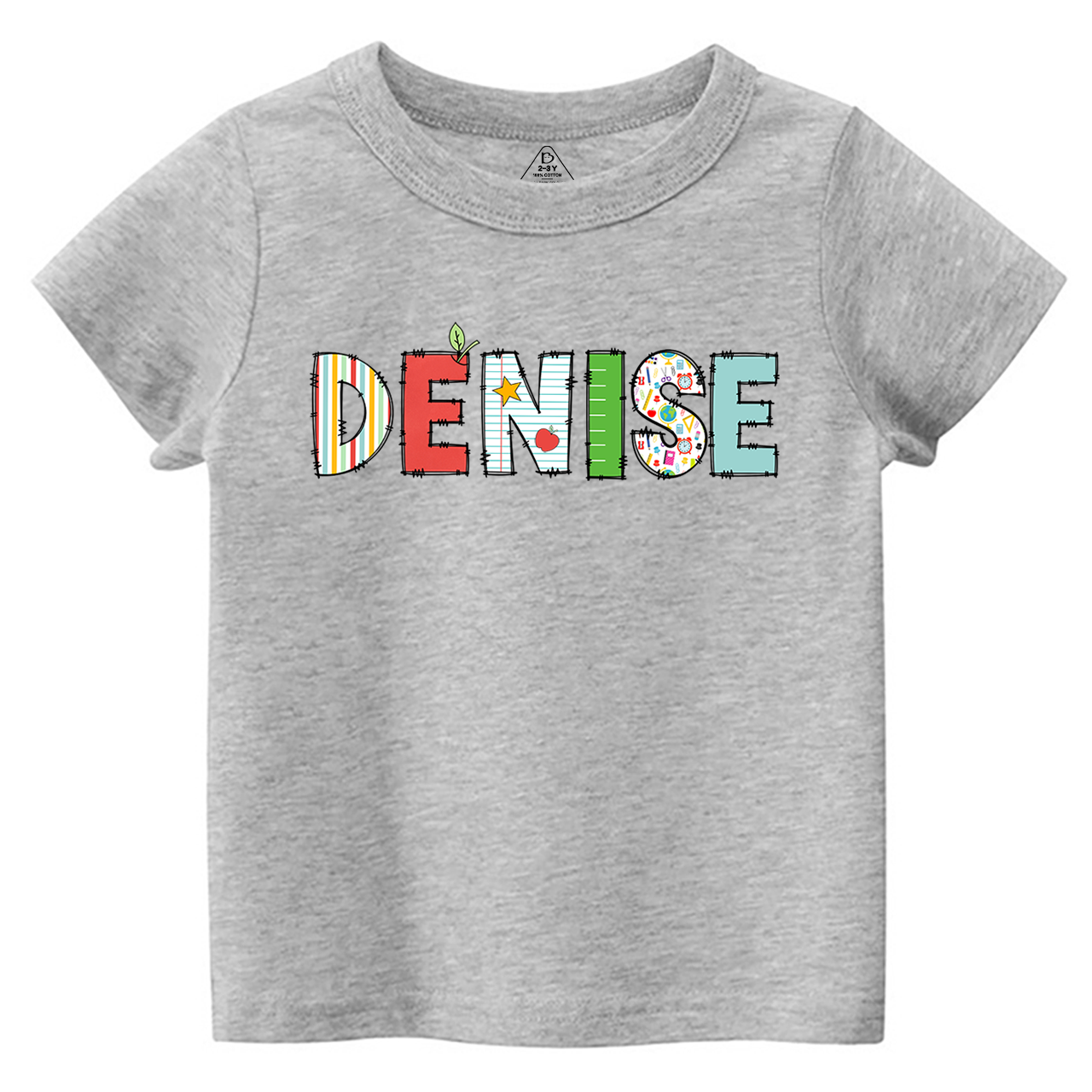 Personalized Alphabet Back To School Toddler&Kid's Tees Beepumpkin