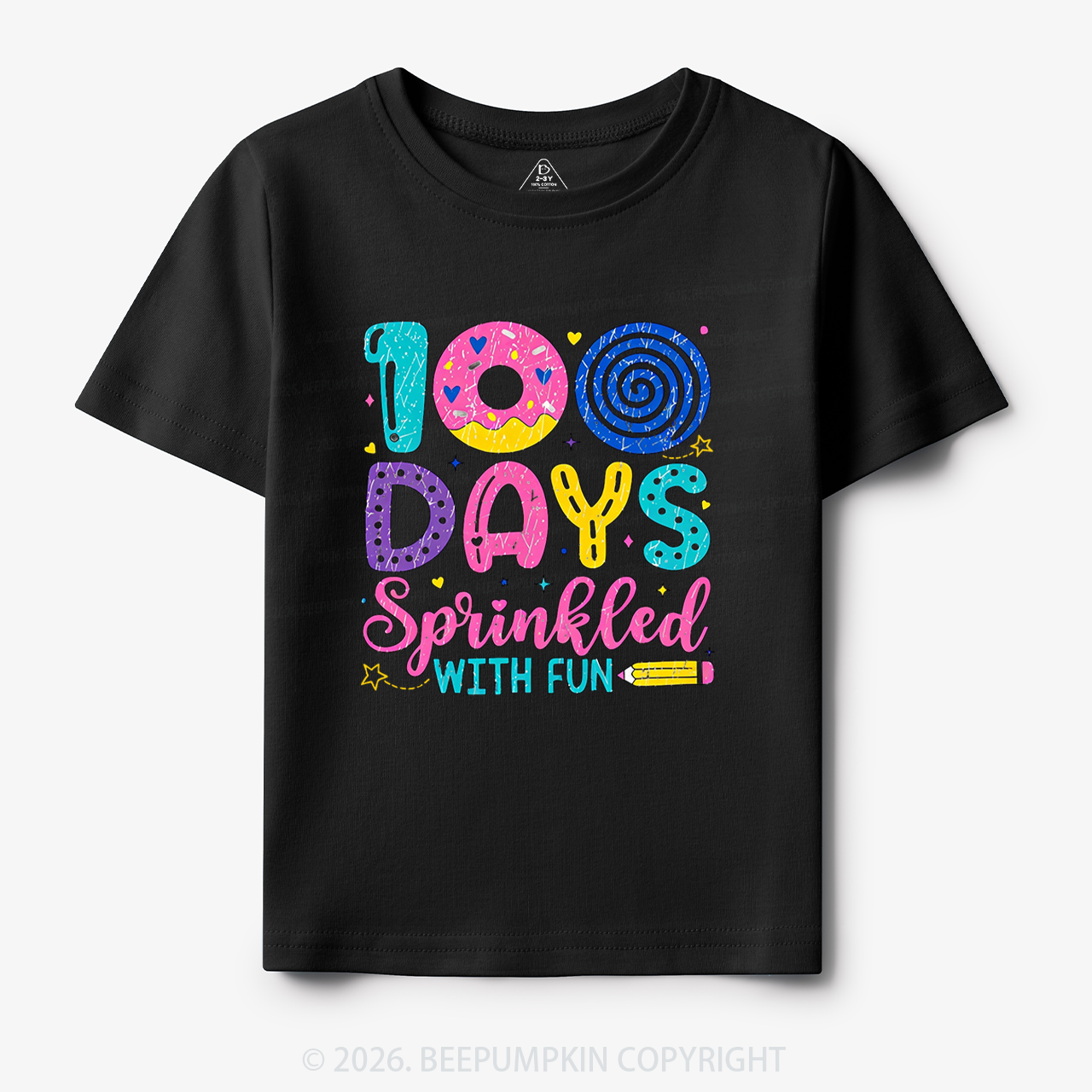 100 Days Sprinkled With Fun Toddler&Kid's Tees