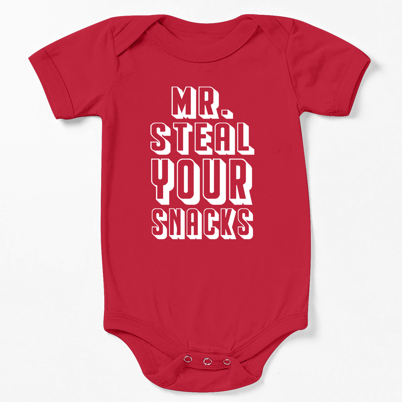 Mr Steal Your Snacks Bodysuit For Baby