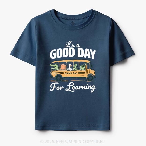 It's A Good Day For Learning Cute Animals Toddler&Kid's Tees