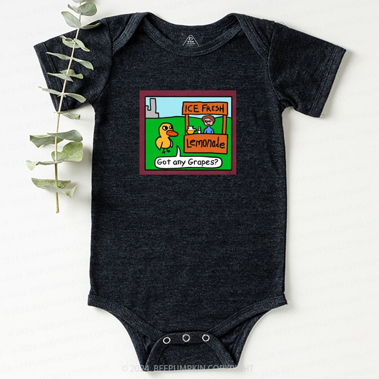 Cute Duck Animation Baby Bodysuit 8 