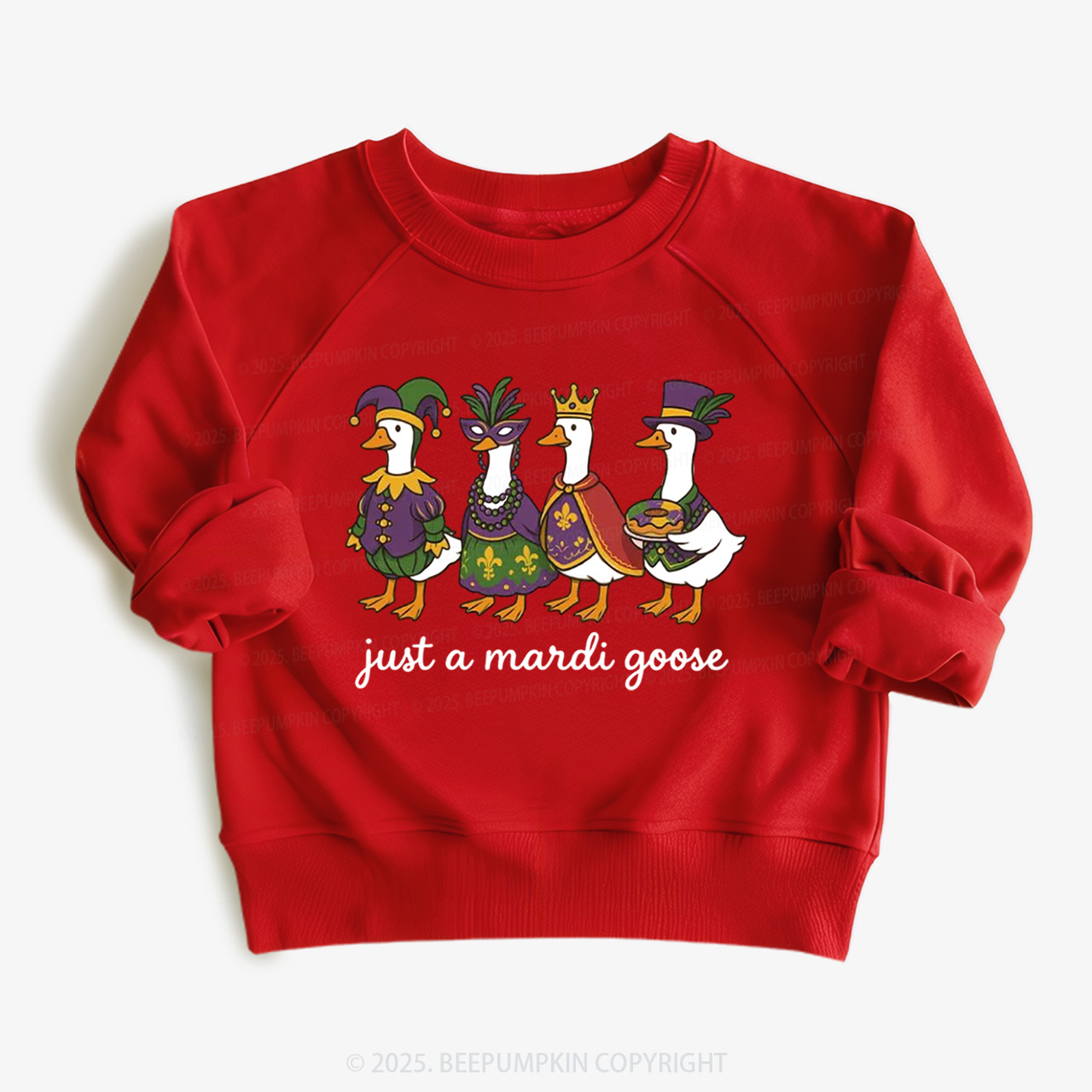 Just A Mardi Goose Kid's Sweatshirt