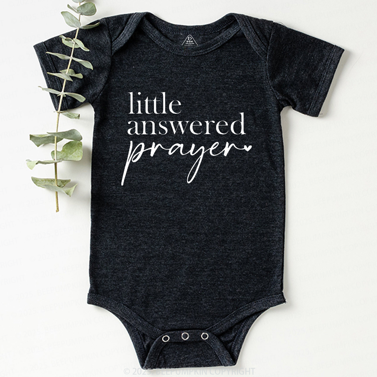 Little Answered Prayer Baby Bodysuit Beepumpkin