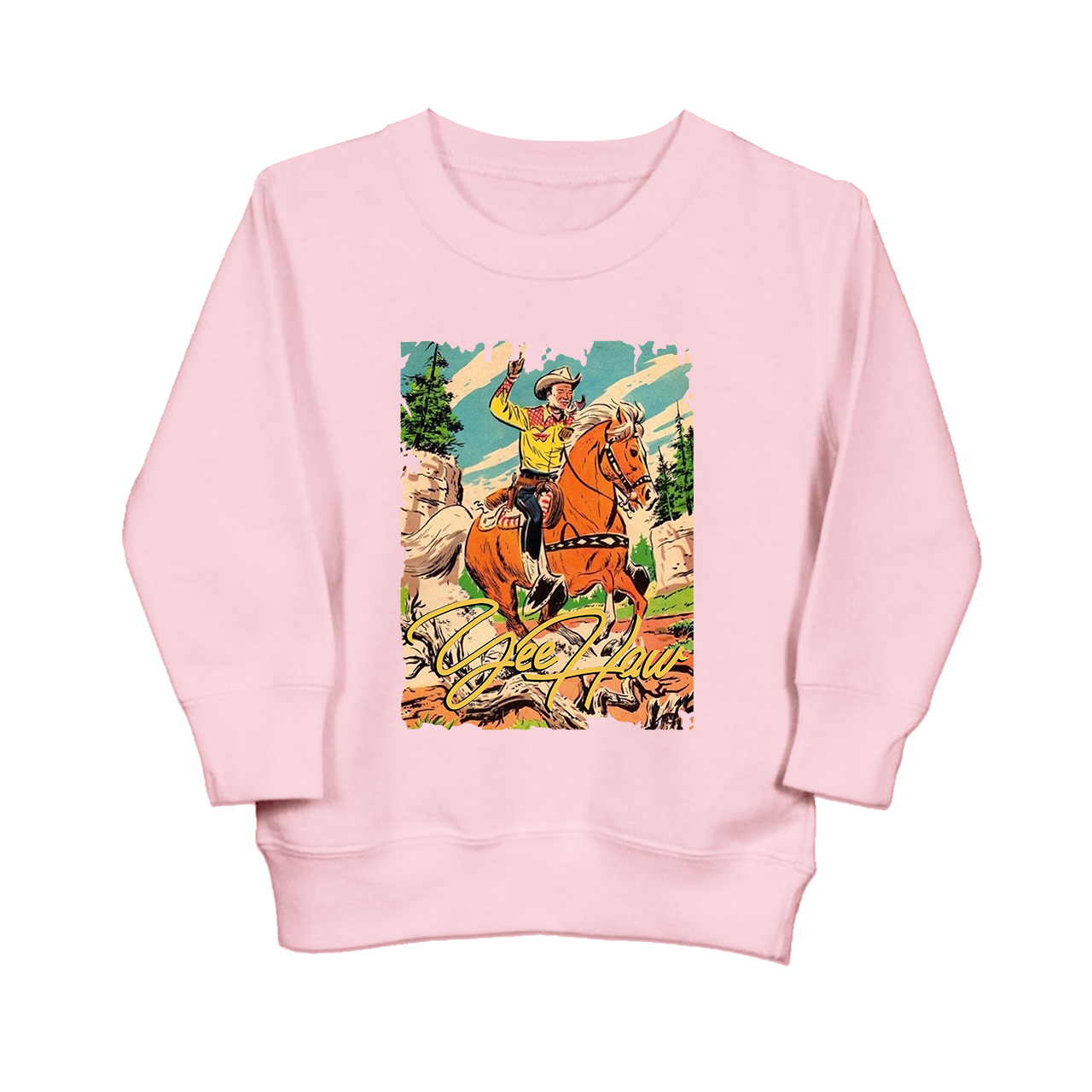 Yeehaw Cowboy Toddler Sweatshirt